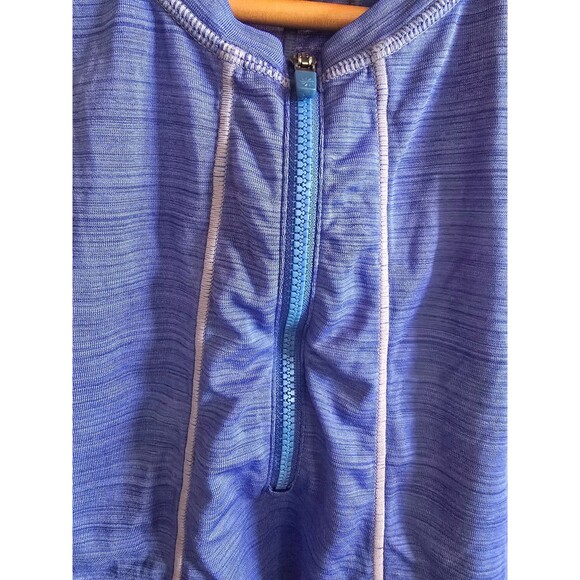 Athleta tank women's size small. Purple 1/4 zip with pocket on backside - Picture 2 of 10